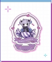 【グッズ-スタンドポップ】NEEDY GIRL OVERDOSE アクリルスタンド/パープル・ロリポップ(ミニキャラver.)の画像