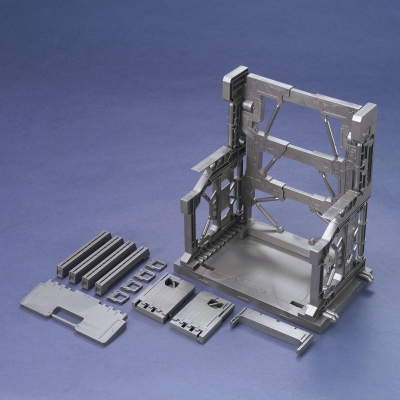 【プラモデル】ビルダーズパーツ システムベース001(ガンメタ)