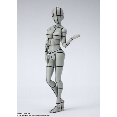 【アクションフィギュア】S.H.Figuarts ボディちゃん -矢吹健太朗- Edition ワイヤーフレーム (Gray Color Ver.)【再販】