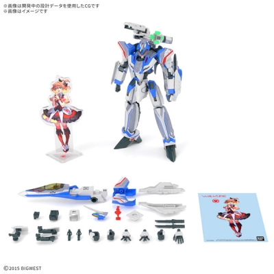 【プラモデル】マクロスΔ HG VF-31J ジークフリード (ハヤテ・インメルマン機) デラックスセット