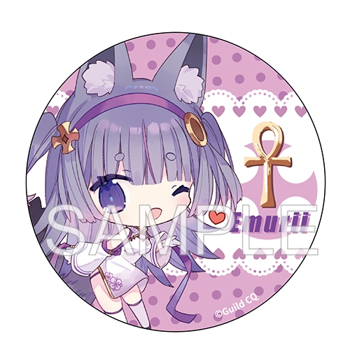 グッズ バッチ Vtuberグループ Guildcq 22夏 Sdイラスト缶バッジ 苓吃エムリィ アニメイト
