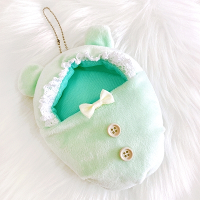 【グッズ-衣装】ノンキャラオリジナル ふわふわ着ぐるみキーホルダー【10cm用】ミント【G.triGer】