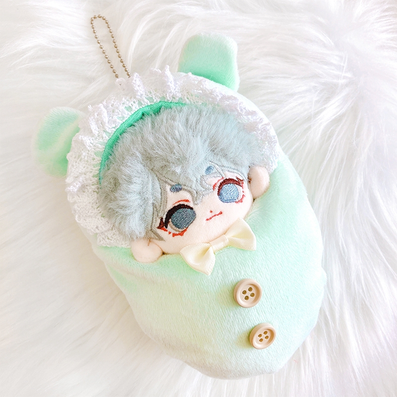 【グッズ-衣装】ノンキャラオリジナル ふわふわ着ぐるみキーホルダー【10cm用】ミント【G.triGer】