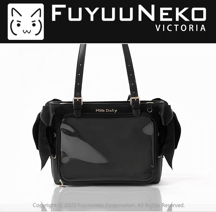 グッズ-バッグ】ノンキャラオリジナル 【FUYUUNEKO】サイドリボン付き 
