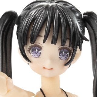 【アクションフィギュア】Bikini Mates 吉野いるみ ブラックヘアー・ブラックビキニ 1/12