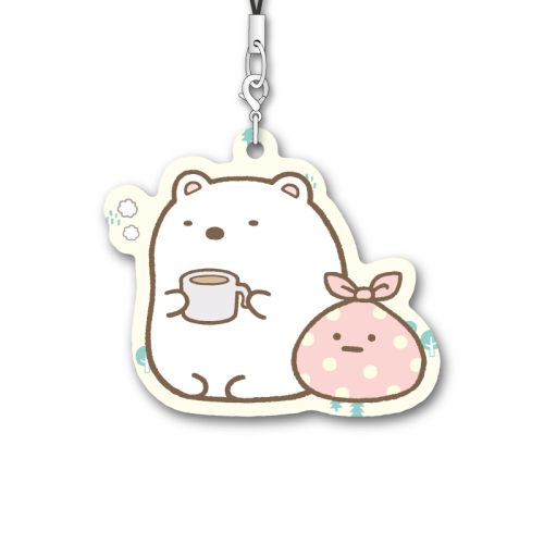 グッズ ストラップ すみっコぐらし かわうそとすみっコキャンプ メタルチャームストラップ アニメイト