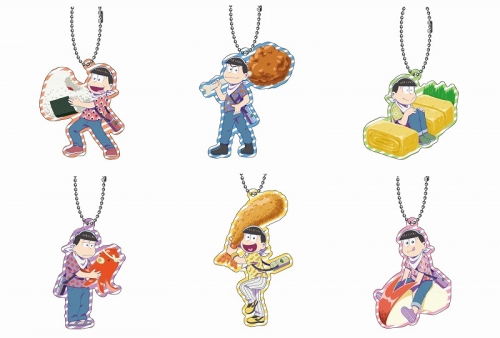 グッズ キーホルダー おそ松さん アクリルキーホルダー 6つ子弁当 Ver アニメイト
