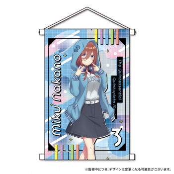 グッズ-タペストリー】映画 五等分の花嫁 B2タペストリー C：中野三玖 