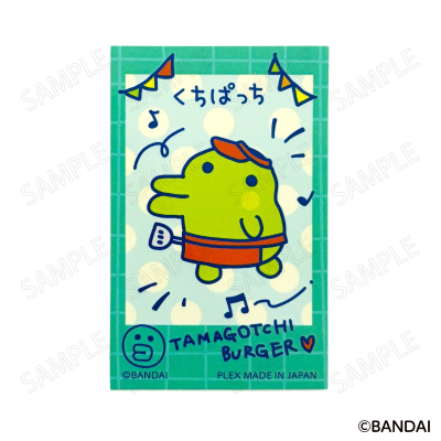 【グッズ-ステッカー】たまごっち ウェルカムバーガー ステッカー C:くちぱっち