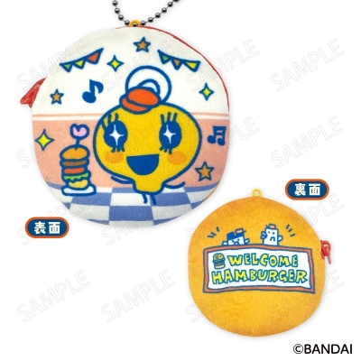 【グッズ-コインケース】たまごっち ウェルカムバーガー コインケース B:めめっち