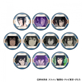 グッズ-バッチ】NARUTO-ナルト- 疾風伝 うちはサスケ 顔コレ缶バッジ 