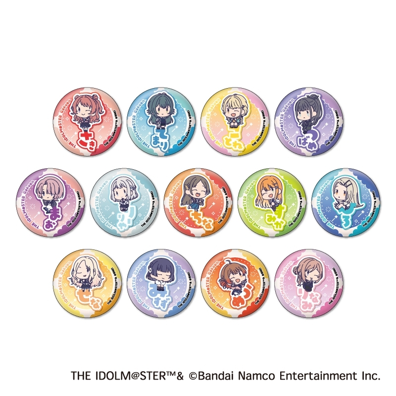 【グッズ-バッチ】学園アイドルマスター おなまえぴたんコ 缶バッジコレクション