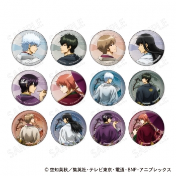グッズ-バッチ】銀魂 缶バッジコレクション 和装×振り向き Ver 