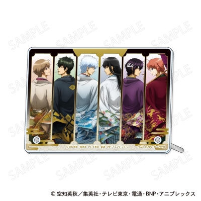 【グッズ-置きもの】銀魂 A6アクリルパネル 和装×振り向き Ver.