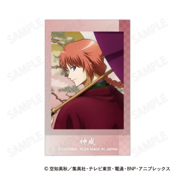 グッズ-ステッカー】銀魂 ステッカー 和装×振り向き Ver. F:神威 