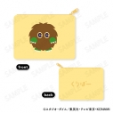 【グッズ-ポーチ】遊☆戯☆王デュエルモンスターズ もふもふ フラットポーチ A:クリボーの画像