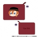【グッズ-ポーチ】文豪ストレイドッグス もふもふ フラットポーチ D:中原中也の画像