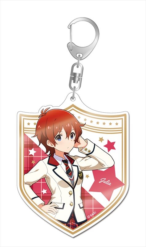 グッズ キーホルダー アイドルマスター ミリオンライブ デカアクリルキーホルダー ジュリア 制服シリーズver アニメイト