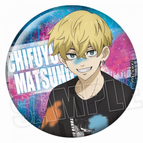 グッズ バッチ 東京リベンジャーズ トレーディングホログラム缶バッジ つなぎver アニメイト