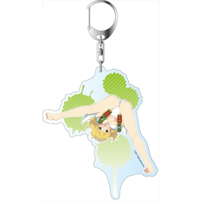 【グッズ-キーホルダー】閃乱カグラ PEACH BEACH SPLASH デカキーホルダー 両奈