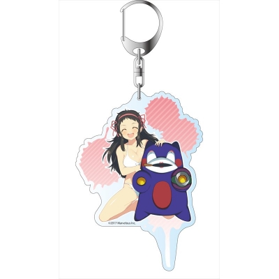 【グッズ-キーホルダー】閃乱カグラ PEACH BEACH SPLASH デカキーホルダー 菖蒲