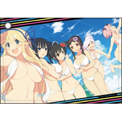 【グッズ-パスケース】閃乱カグラ PEACH BEACH SPLASH 合皮パスケース 国立半蔵学園
