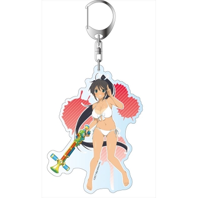 【グッズ-キーホルダー】閃乱カグラ PEACH BEACH SPLASH デカキーホルダー 焔