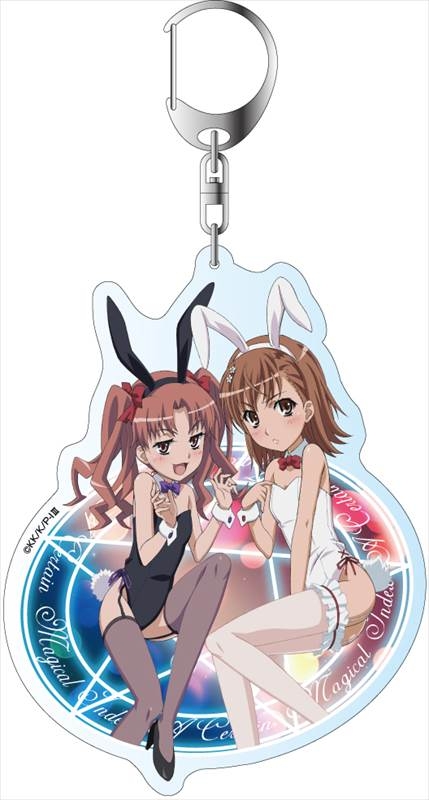 グッズ キーホルダー とある魔術の禁書目録 デカキーホルダー 御坂美琴 白井黒子 アニメイト