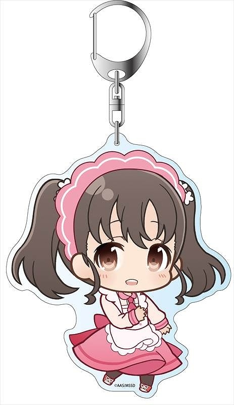 グッズ キーホルダー ハイスクール フリート デカキーホルダー ぷにキャラ 知床鈴 メイド服ver 2 アニメイト
