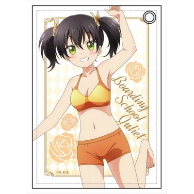 【グッズ-パスケース】寄宿学校のジュリエット 合皮パスケース 王 胡蝶 水着ver.
