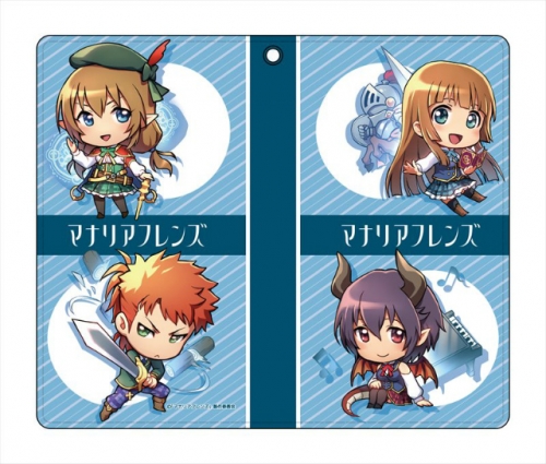グッズ カバーホルダー マナリアフレンズ 手帳型スマホケース B アニメイト