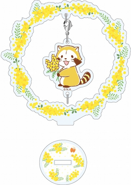 グッズ スタンドポップ あらいぐまラスカル ミモザデザイン ふらふらアクリルスタンドb アニメイト