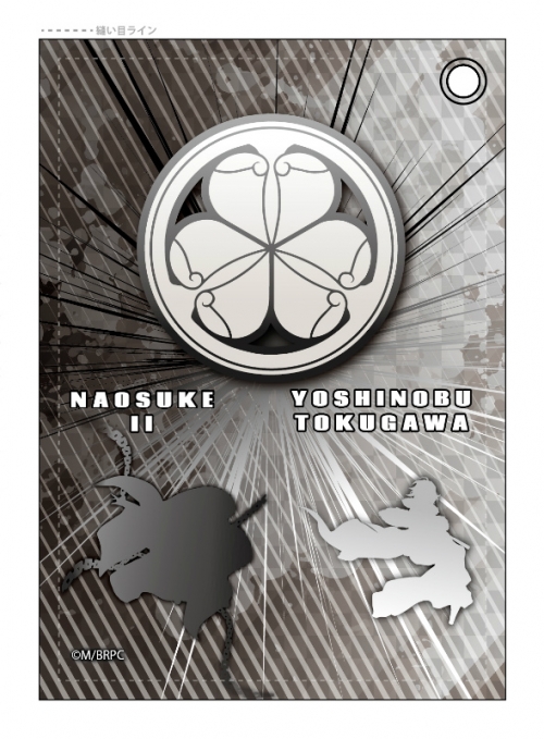 グッズ パスケース 幕末rock 合皮パスケース 井伊直弼 徳川慶喜 シルエットver アニメイト