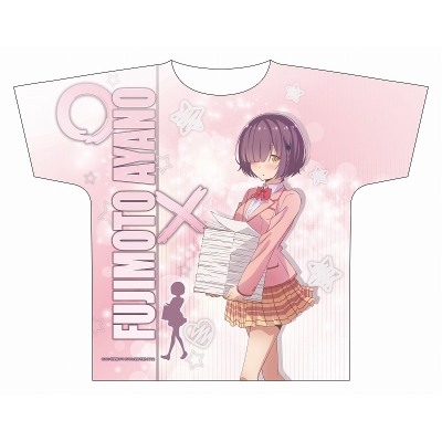 【グッズ-Tシャツ】可愛ければ変態でも好きになってくれますか? フルグラフィックTシャツ 藤本 彩乃