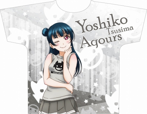 グッズ Tシャツ ラブライブ サンシャイン フルグラフィックｔシャツ 津島善子 アイコンtシャツver アニメイト