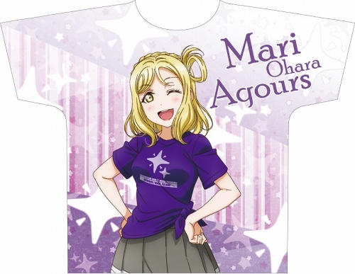 グッズ Tシャツ ラブライブ サンシャイン フルグラフィックtシャツ 小原鞠莉 アイコンtシャツver アニメイト