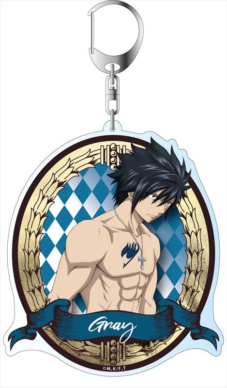 グッズ-キーホルダー】FAIRY TAIL デカキーホルダー グレイ | アニメイト