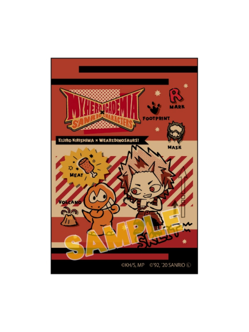 グッズ マグネット 僕のヒーローアカデミア サンリオキャラクターズ スクエアマグネット 切島鋭児郎 ウィアーダイナソアーズ アニメイト