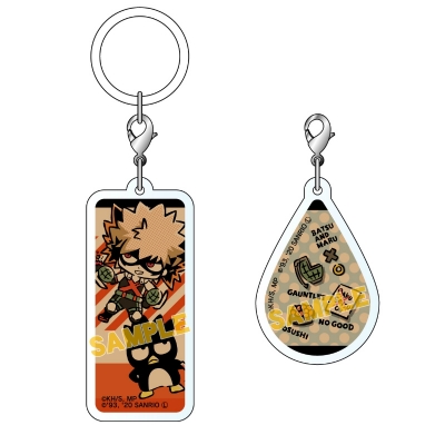 【グッズ-チャーム】僕のヒーローアカデミア×サンリオキャラクターズ アンブレラチャーム 爆豪勝己×バッドばつ丸
