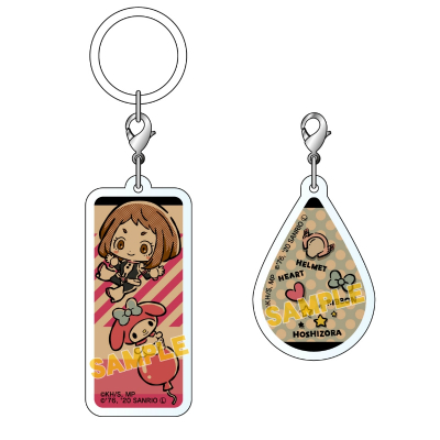 【グッズ-チャーム】僕のヒーローアカデミア×サンリオキャラクターズ アンブレラチャーム 麗日お茶子×マイメロディ