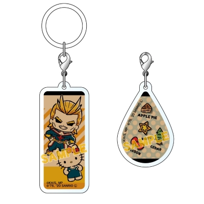 【グッズ-チャーム】僕のヒーローアカデミア×サンリオキャラクターズ アンブレラチャーム オールマイト×ハローキティ