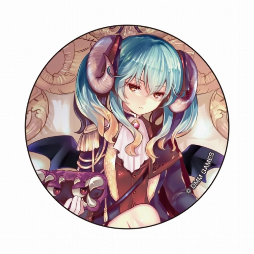 グッズ バッチ 千年戦争アイギス カンバッジ 大悪魔召喚士ラピス アニメイト