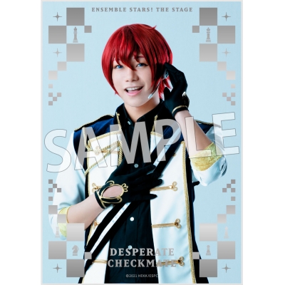 【グッズ-セットもの】『あんさんぶるスターズ!THE STAGE』-Desperate Checkmate- クリアケース付きポートレート⑤朱桜 司/北川尚弥