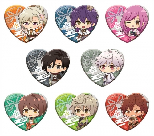 グッズ バッチ なむあみだ仏っ 蓮台 Utena ハート型ラメアクリルバッジ デフォルメver Vol 2 アニメイト