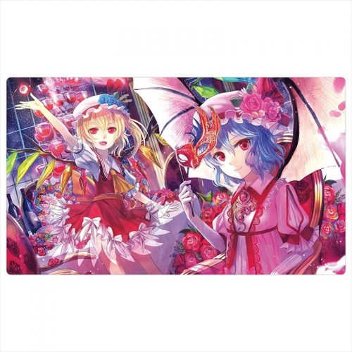 グッズ マット 東方project 藤ちょこ先生 描き下ろしラバーマット レミリア フランドール アニメイト