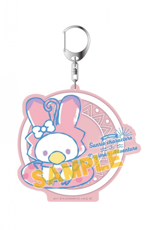 グッズ キーホルダー サンリオキャラクターズ デジモンアドベンチャー デカキーホルダー マイメロディ ピヨモン Enjoy Summer Ver アニメイト