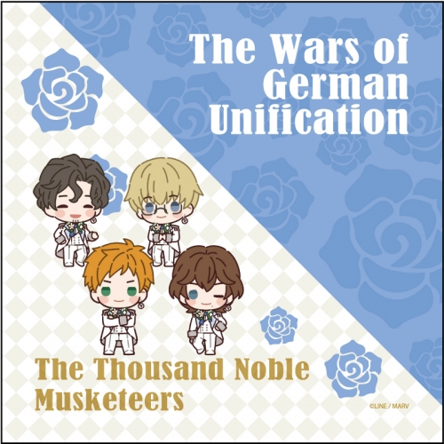 グッズ タオル 千銃士 マイクロファイバー ドイツ統一戦争 ライブ描き起こしデフォルメver アニメイト