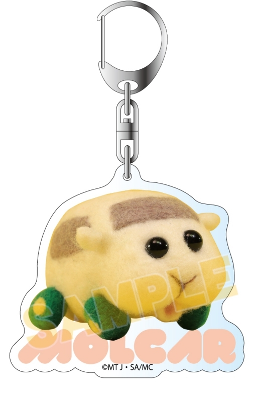【グッズ-キーホルダー】PUI PUI モルカー アクリルキーホルダー シロモ【アニメイト先行販売分】