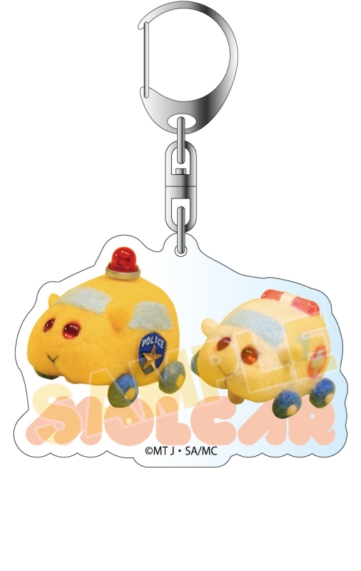 【グッズ-キーホルダー】PUI PUI モルカー アクリルキーホルダー パトモルカー【アニメイト先行販売分】
