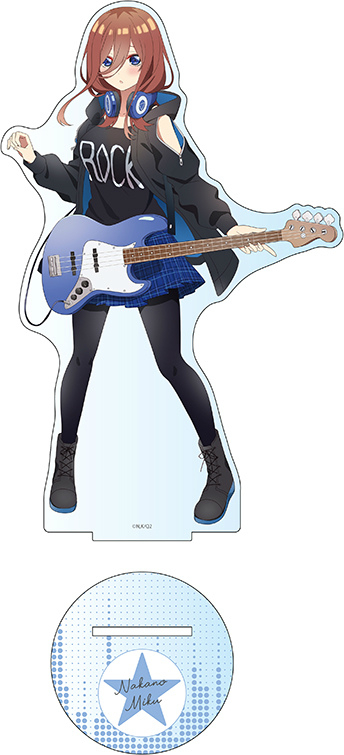 グッズ スタンドポップ 五等分の花嫁 デカアクリルスタンド 三玖 School Rock Ver アニメイト